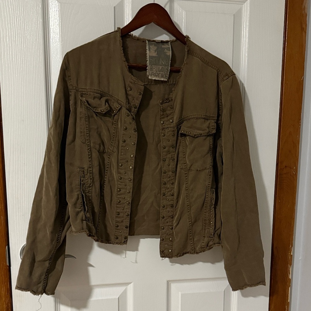Young Fabulous & Broke Tan Utility Jacket